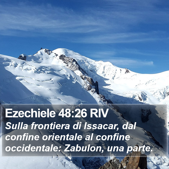 Ezechiele 48:26 RIV Bible Study