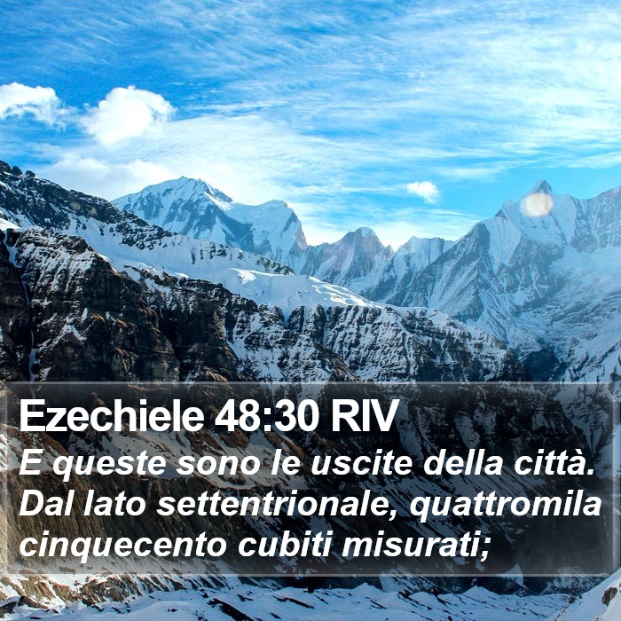 Ezechiele 48:30 RIV Bible Study