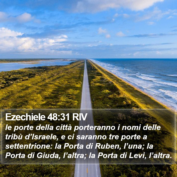 Ezechiele 48:31 RIV Bible Study