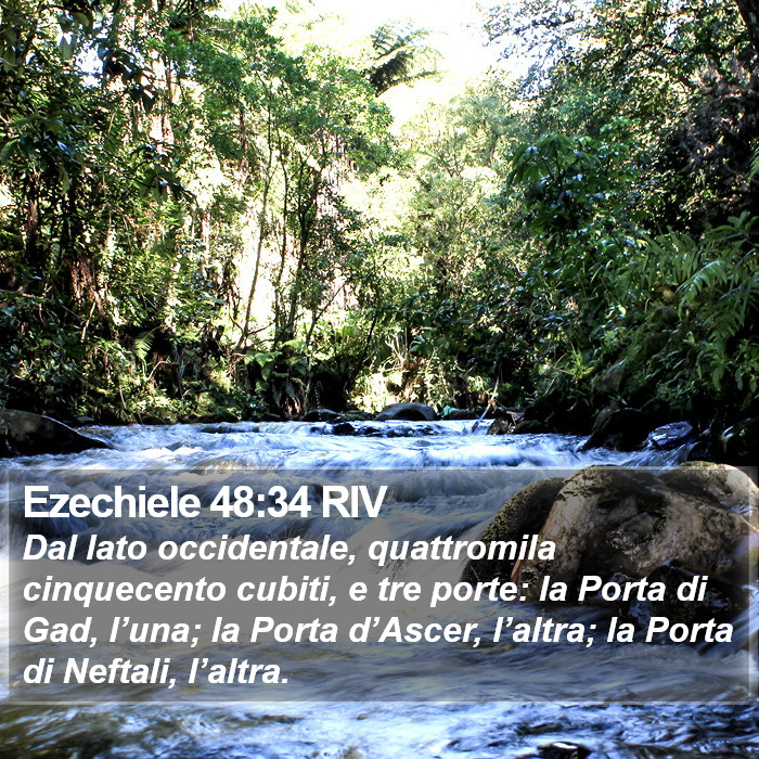 Ezechiele 48:34 RIV Bible Study