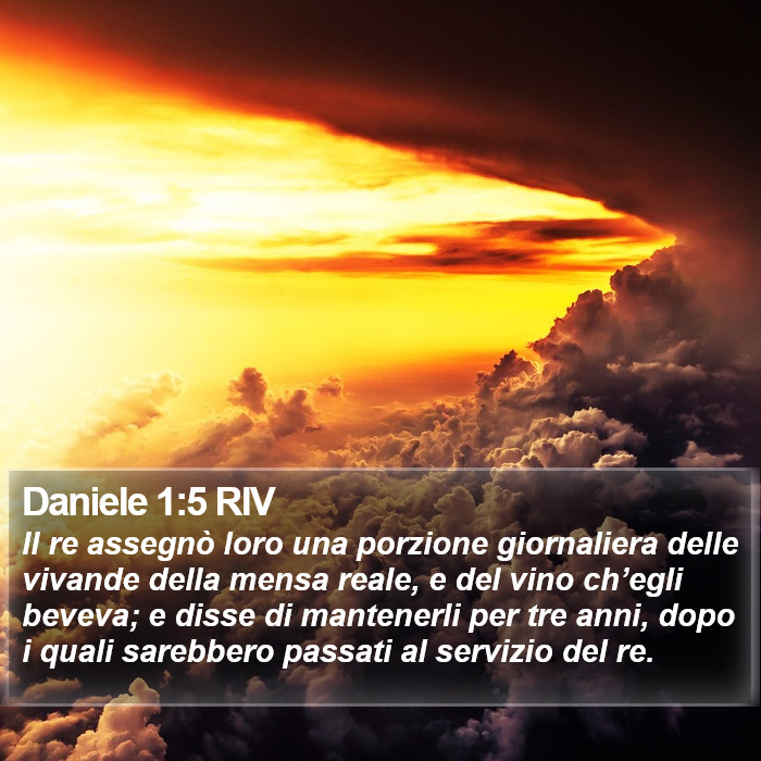 Daniele 1:5 RIV Bible Study