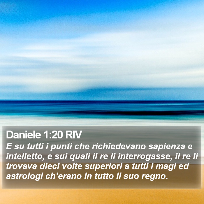 Daniele 1:20 RIV Bible Study