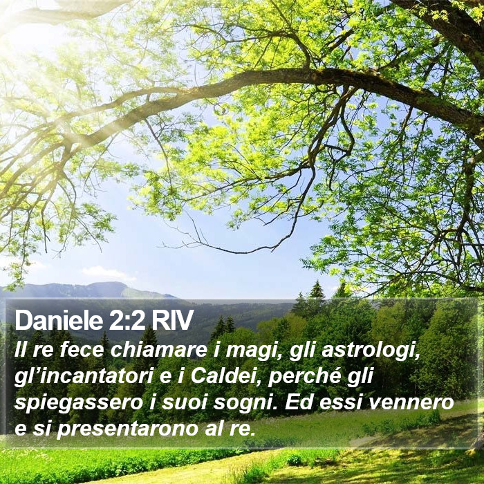 Daniele 2:2 RIV Bible Study