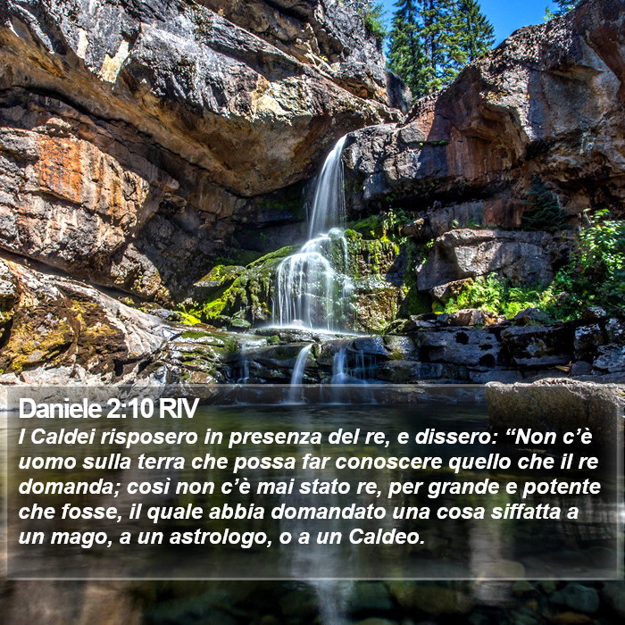 Daniele 2:10 RIV Bible Study