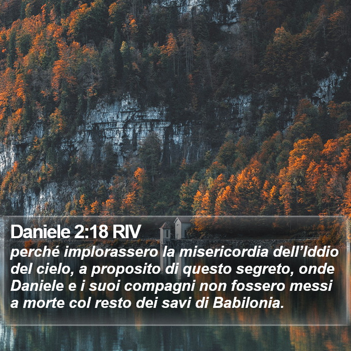 Daniele 2:18 RIV Bible Study