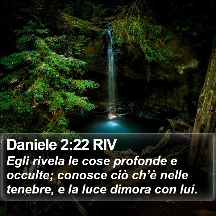 Daniele 2:22 RIV Bible Study