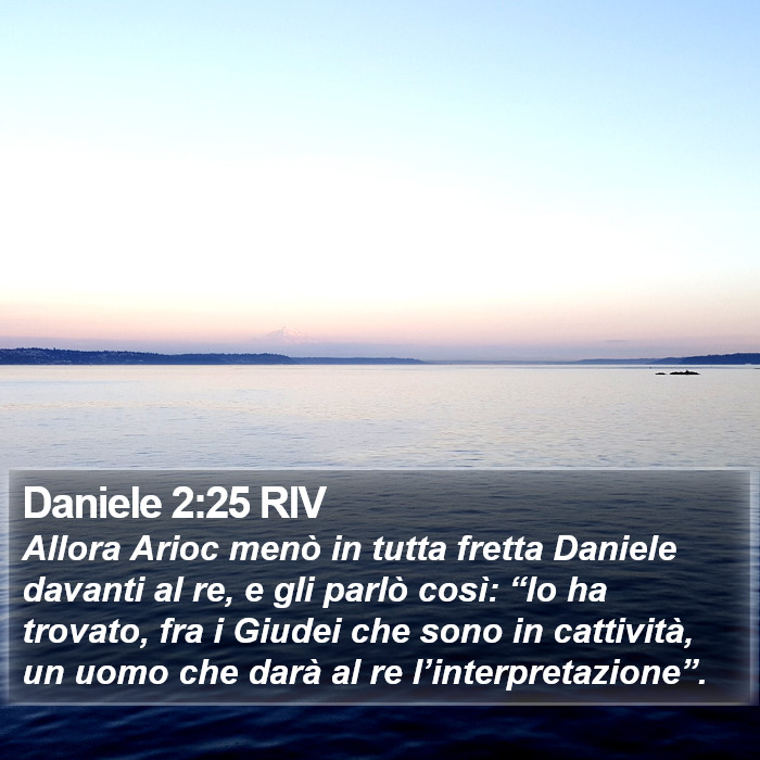 Daniele 2:25 RIV Bible Study