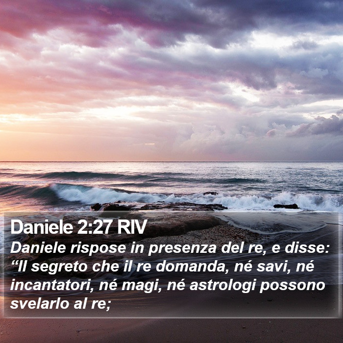 Daniele 2:27 RIV Bible Study