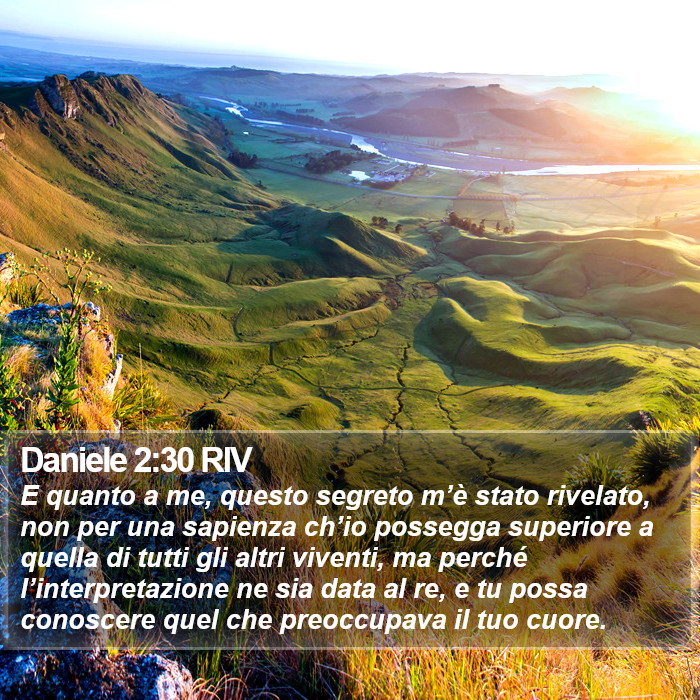 Daniele 2:30 RIV Bible Study