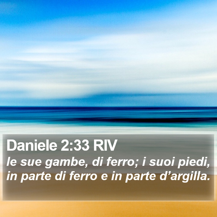 Daniele 2:33 RIV Bible Study