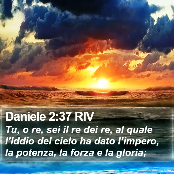 Daniele 2:37 RIV Bible Study