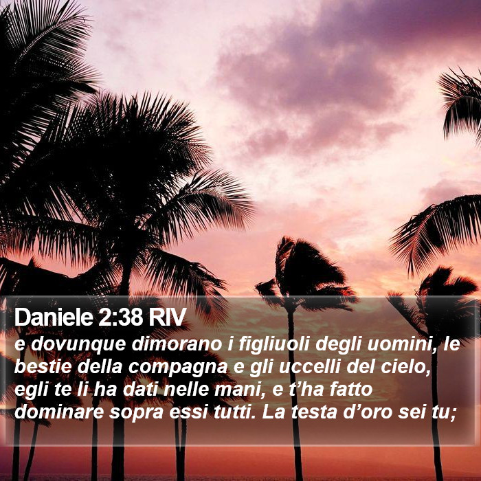 Daniele 2:38 RIV Bible Study