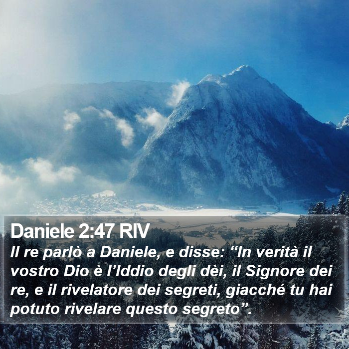 Daniele 2:47 RIV Bible Study