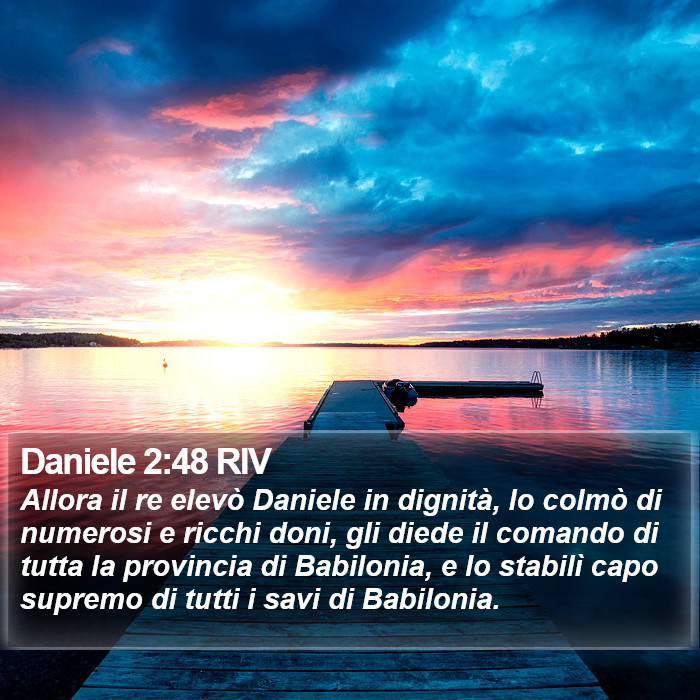 Daniele 2:48 RIV Bible Study