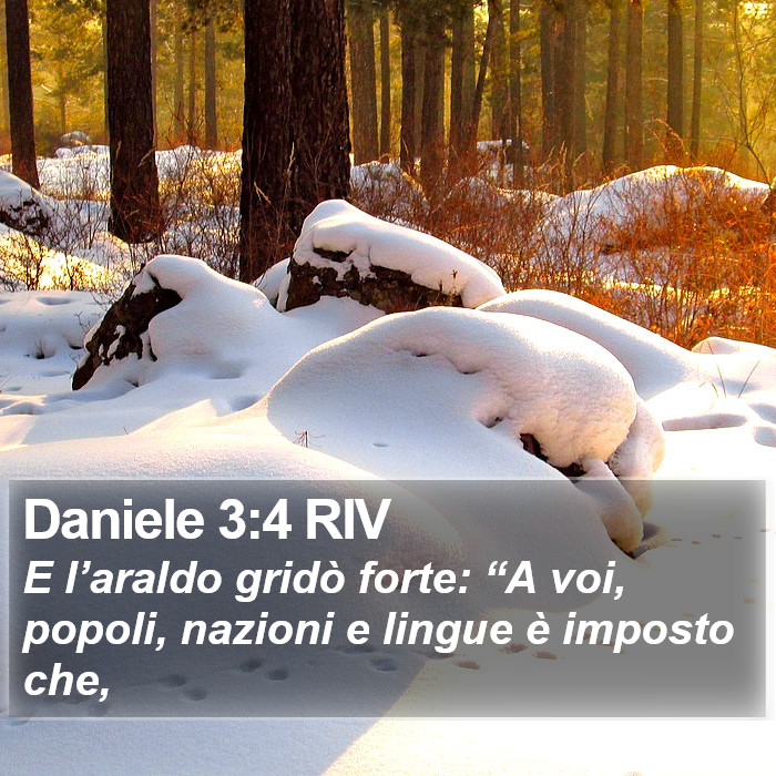 Daniele 3:4 RIV Bible Study