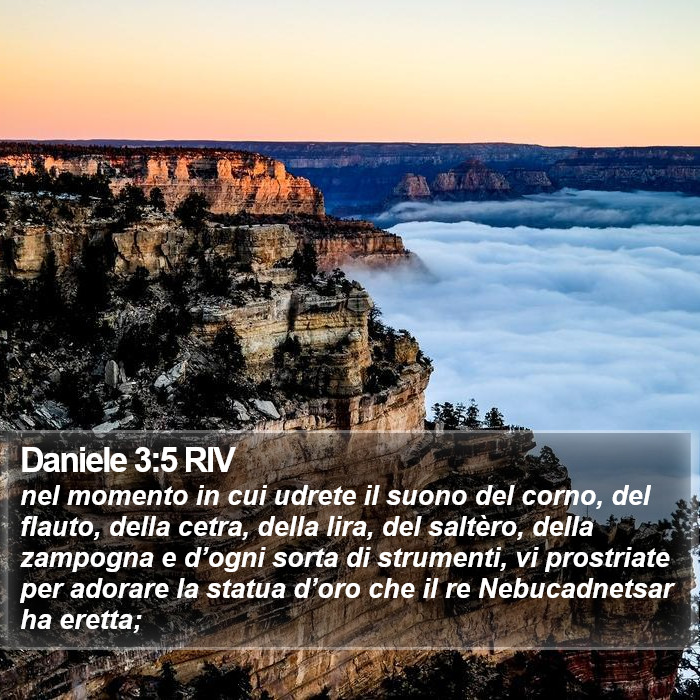 Daniele 3:5 RIV Bible Study