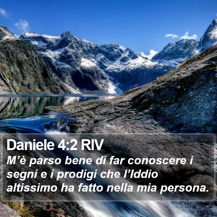 Daniele 4:2 RIV Bible Study