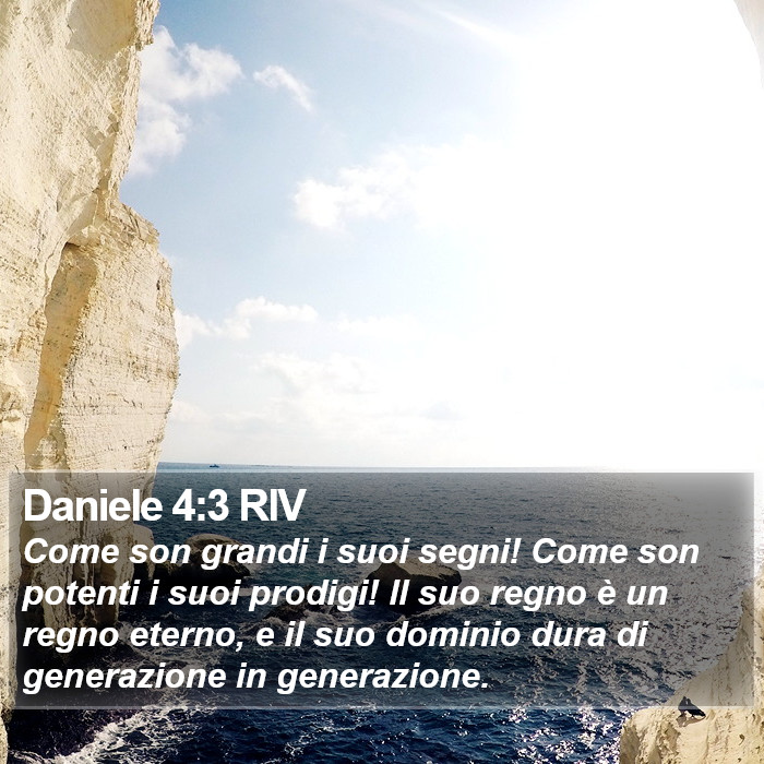 Daniele 4:3 RIV Bible Study