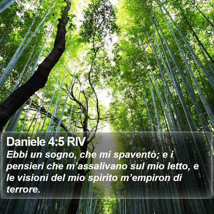 Daniele 4:5 RIV Bible Study