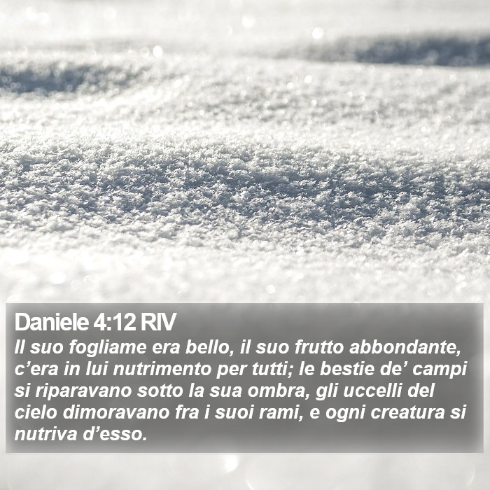 Daniele 4:12 RIV Bible Study