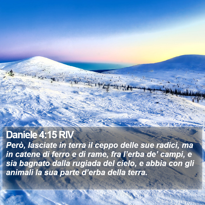 Daniele 4:15 RIV Bible Study