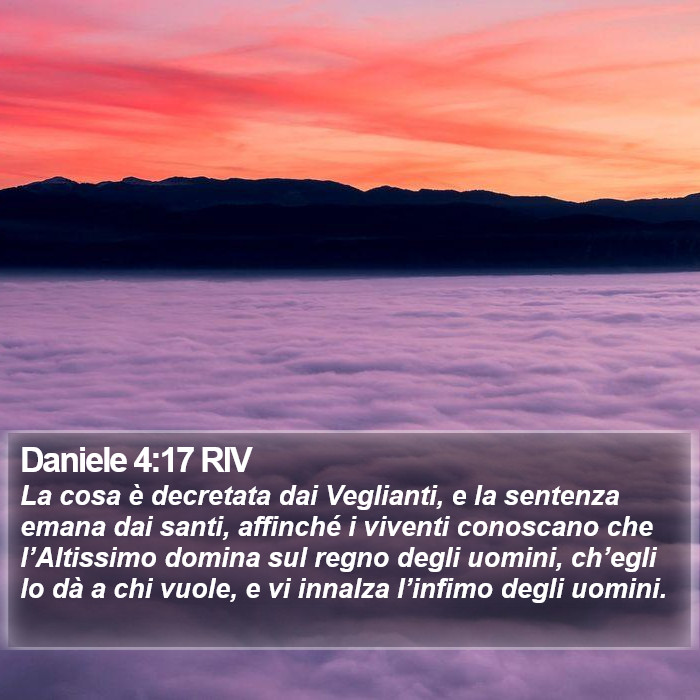 Daniele 4:17 RIV Bible Study