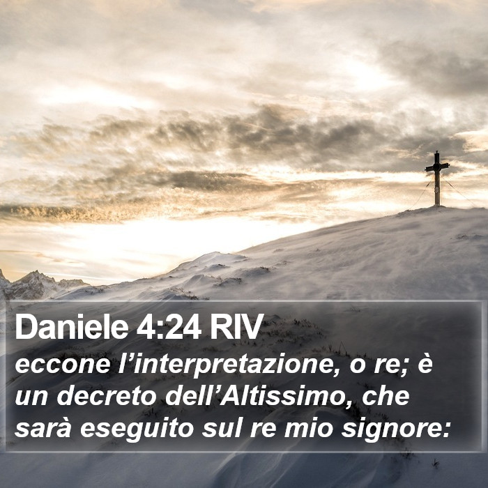 Daniele 4:24 RIV Bible Study