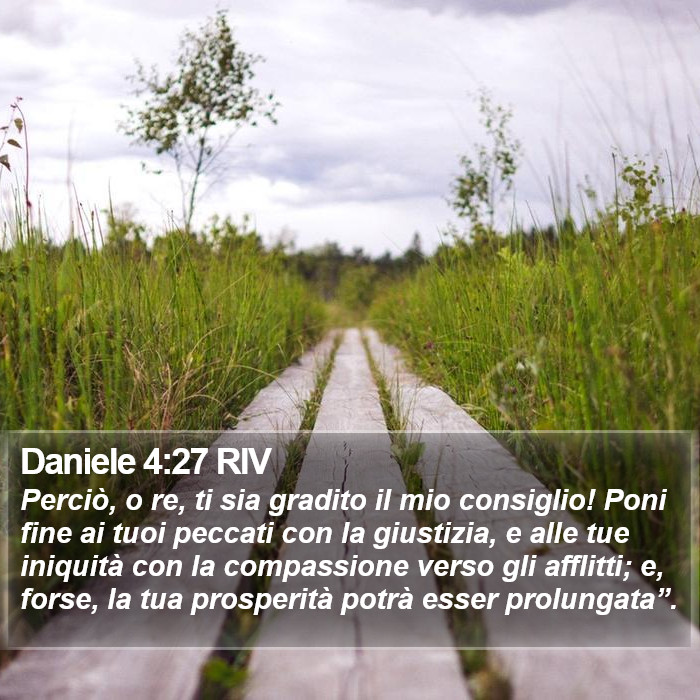Daniele 4:27 RIV Bible Study