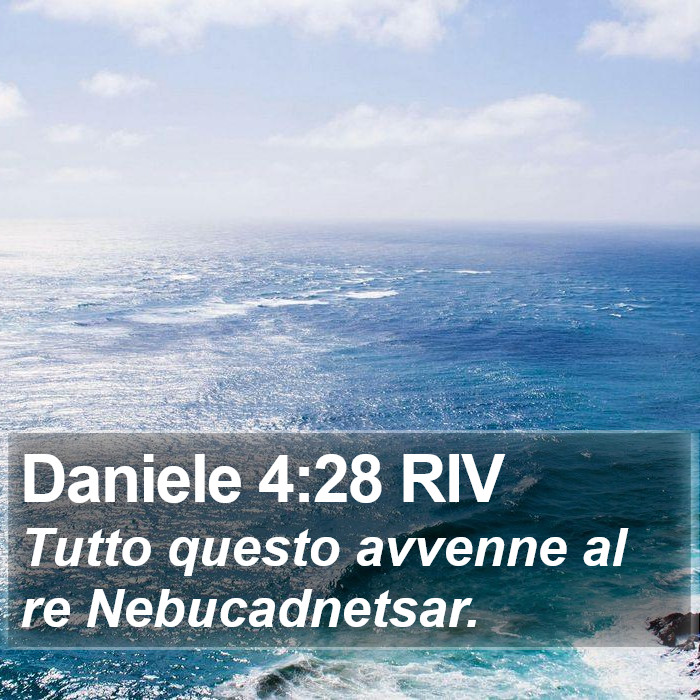 Daniele 4:28 RIV Bible Study