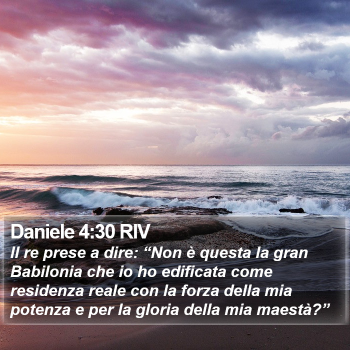 Daniele 4:30 RIV Bible Study