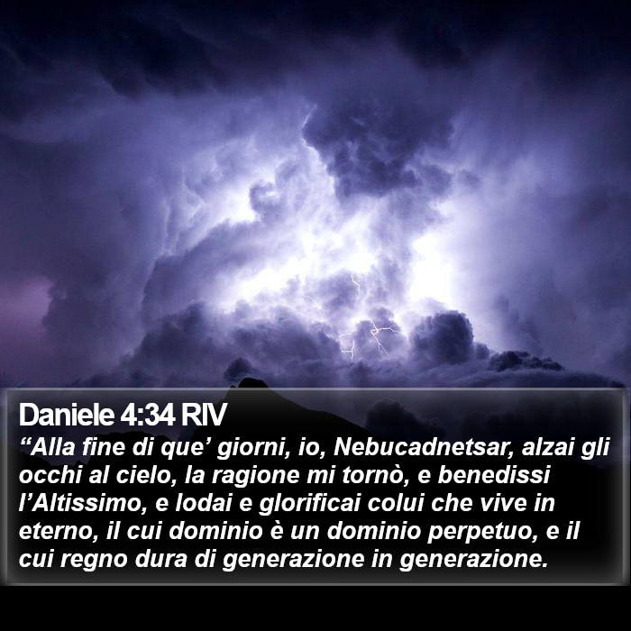 Daniele 4:34 RIV Bible Study