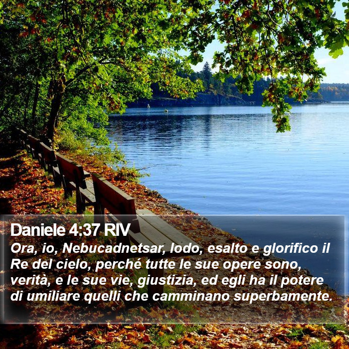 Daniele 4:37 RIV Bible Study