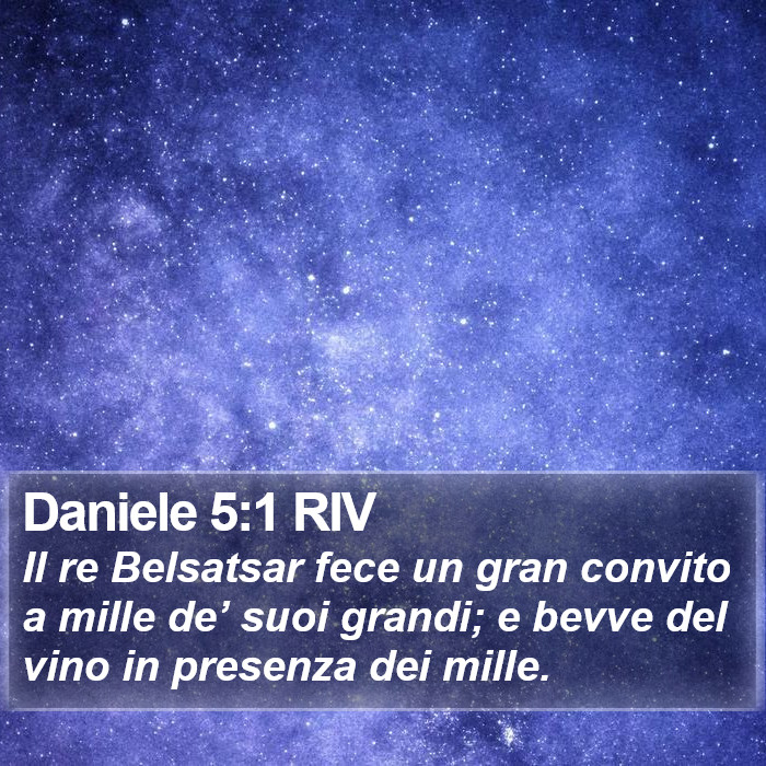 Daniele 5:1 RIV Bible Study