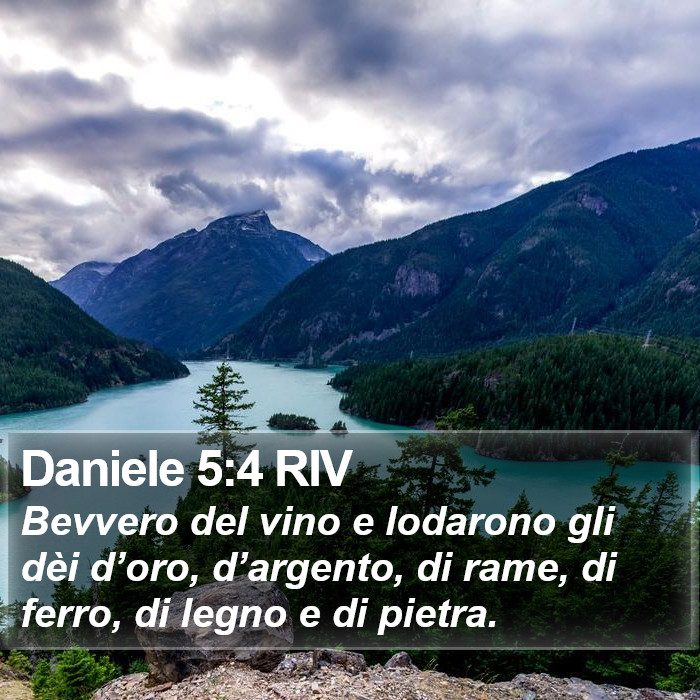Daniele 5:4 RIV Bible Study