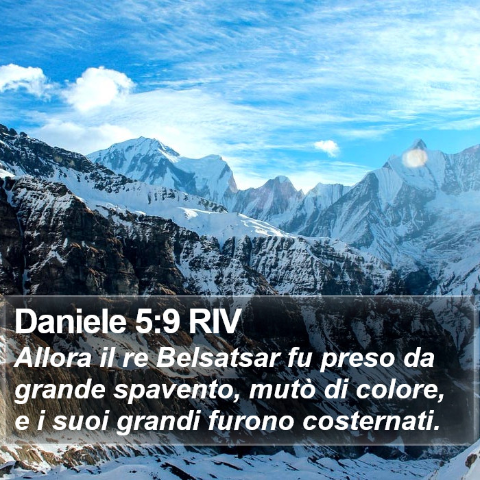 Daniele 5:9 RIV Bible Study