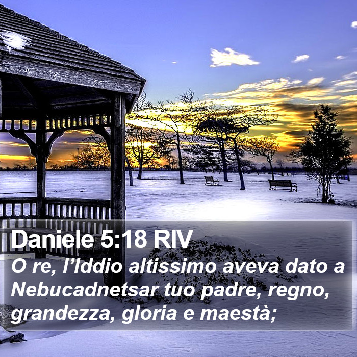 Daniele 5:18 RIV Bible Study