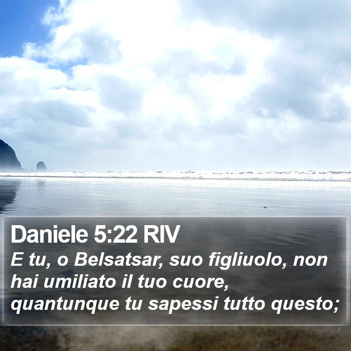 Daniele 5:22 RIV Bible Study