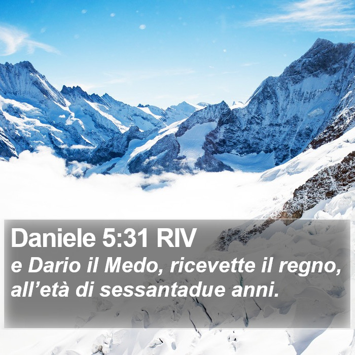 Daniele 5:31 RIV Bible Study