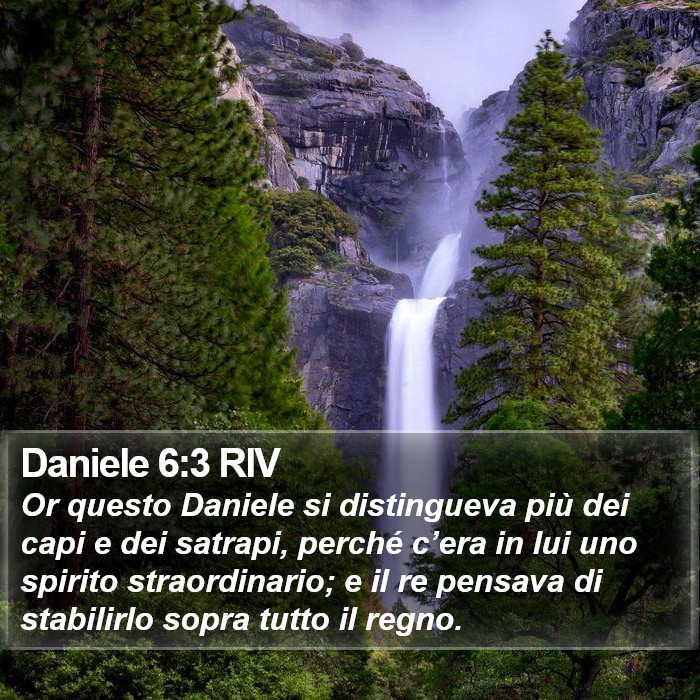 Daniele 6:3 RIV Bible Study
