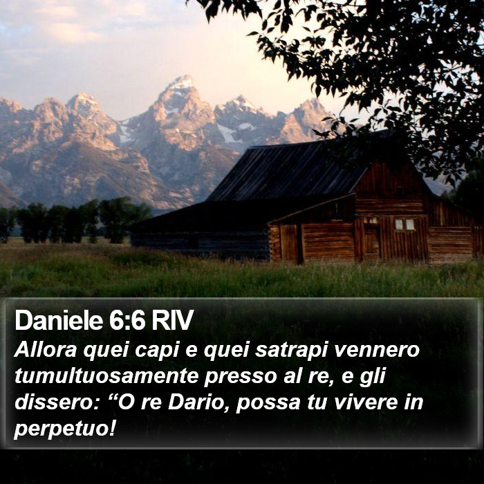 Daniele 6:6 RIV Bible Study