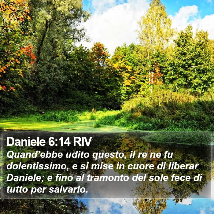 Daniele 6:14 RIV Bible Study