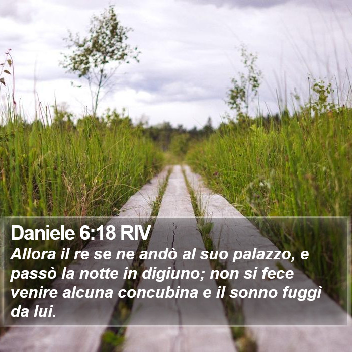 Daniele 6:18 RIV Bible Study