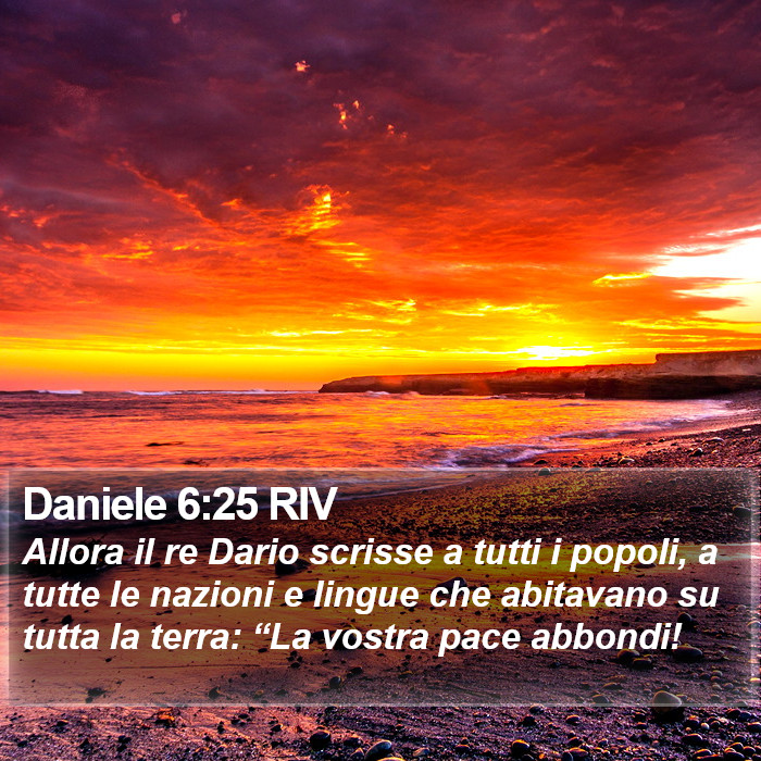 Daniele 6:25 RIV Bible Study