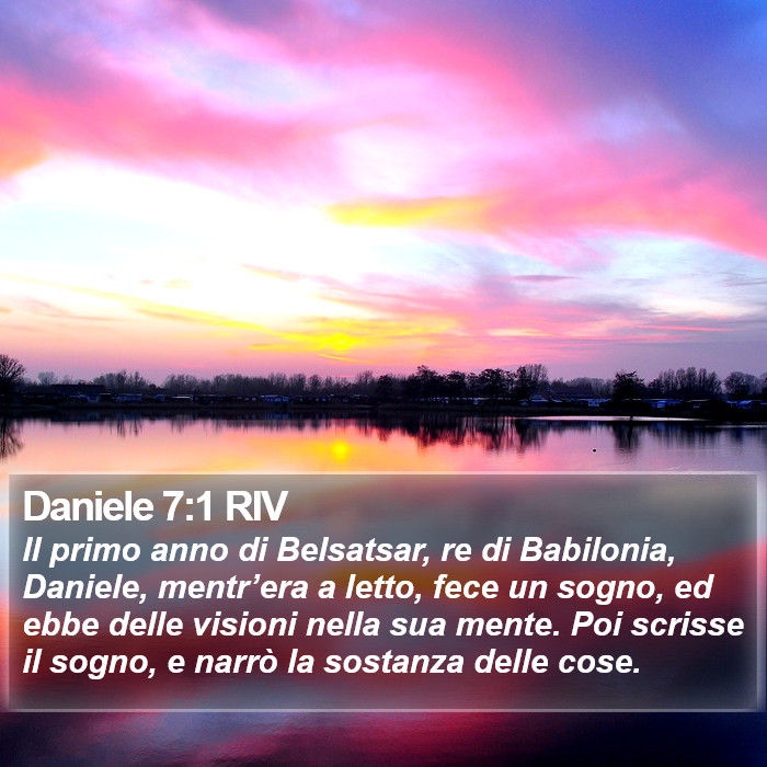 Daniele 7:1 RIV Bible Study