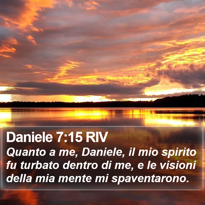 Daniele 7:15 RIV Bible Study