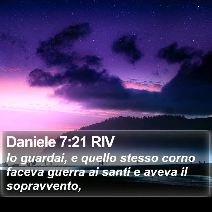 Daniele 7:21 RIV Bible Study