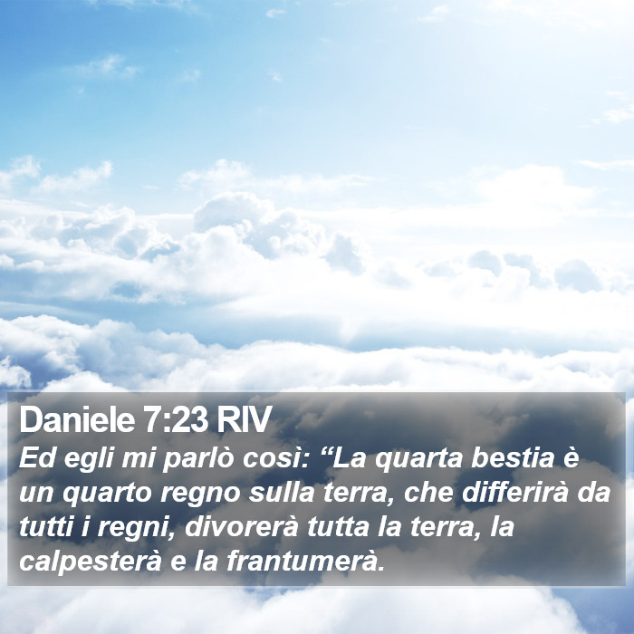 Daniele 7:23 RIV Bible Study