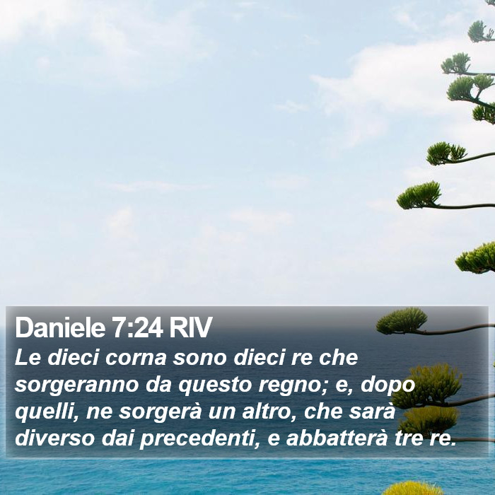 Daniele 7:24 RIV Bible Study