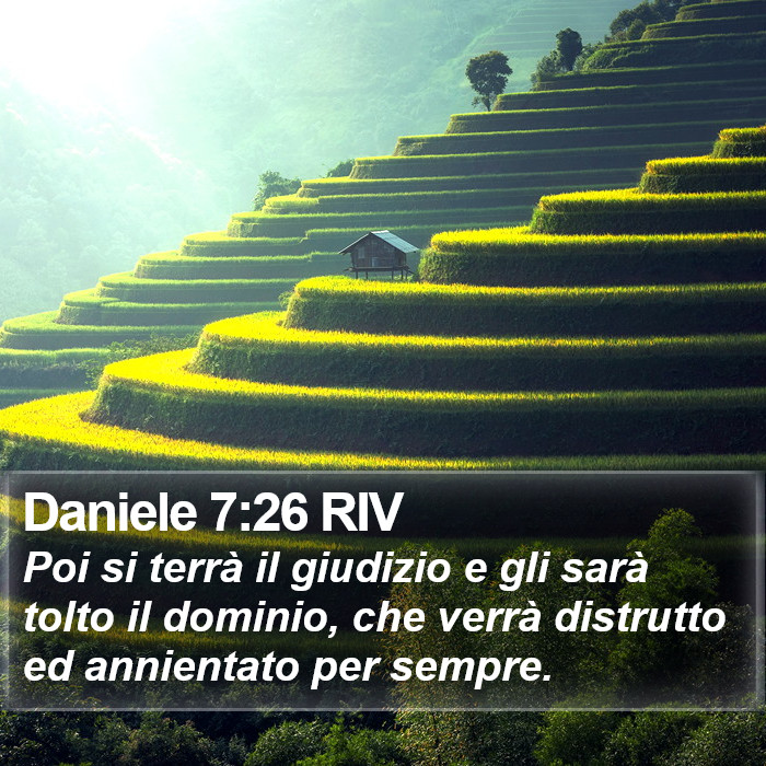 Daniele 7:26 RIV Bible Study