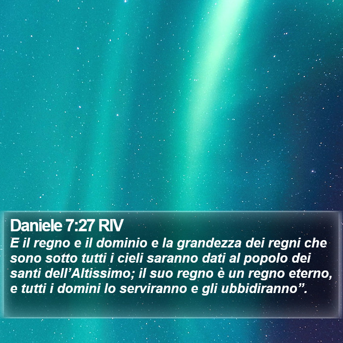 Daniele 7:27 RIV Bible Study